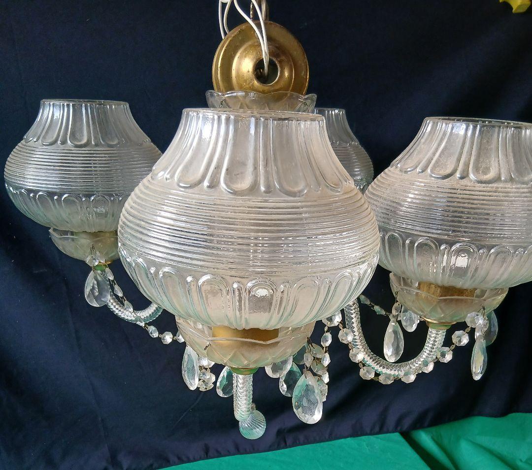 昭和レトロ&レア品　 シャンデリア 「ジャンク品」