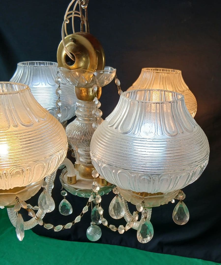 昭和レトロ&レア品　 シャンデリア 「ジャンク品」