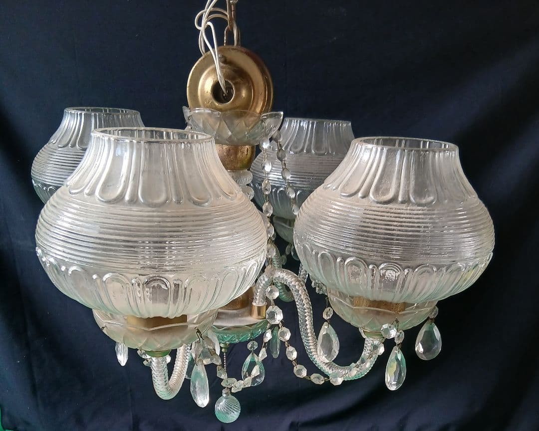 昭和レトロ&レア品　 シャンデリア 「ジャンク品」