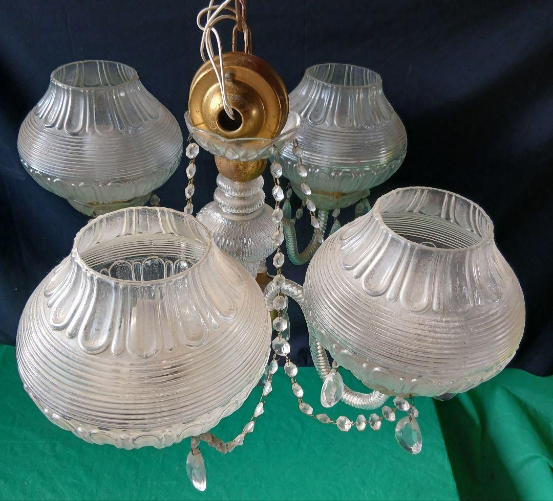 昭和レトロ&レア品　 シャンデリア 「ジャンク品」