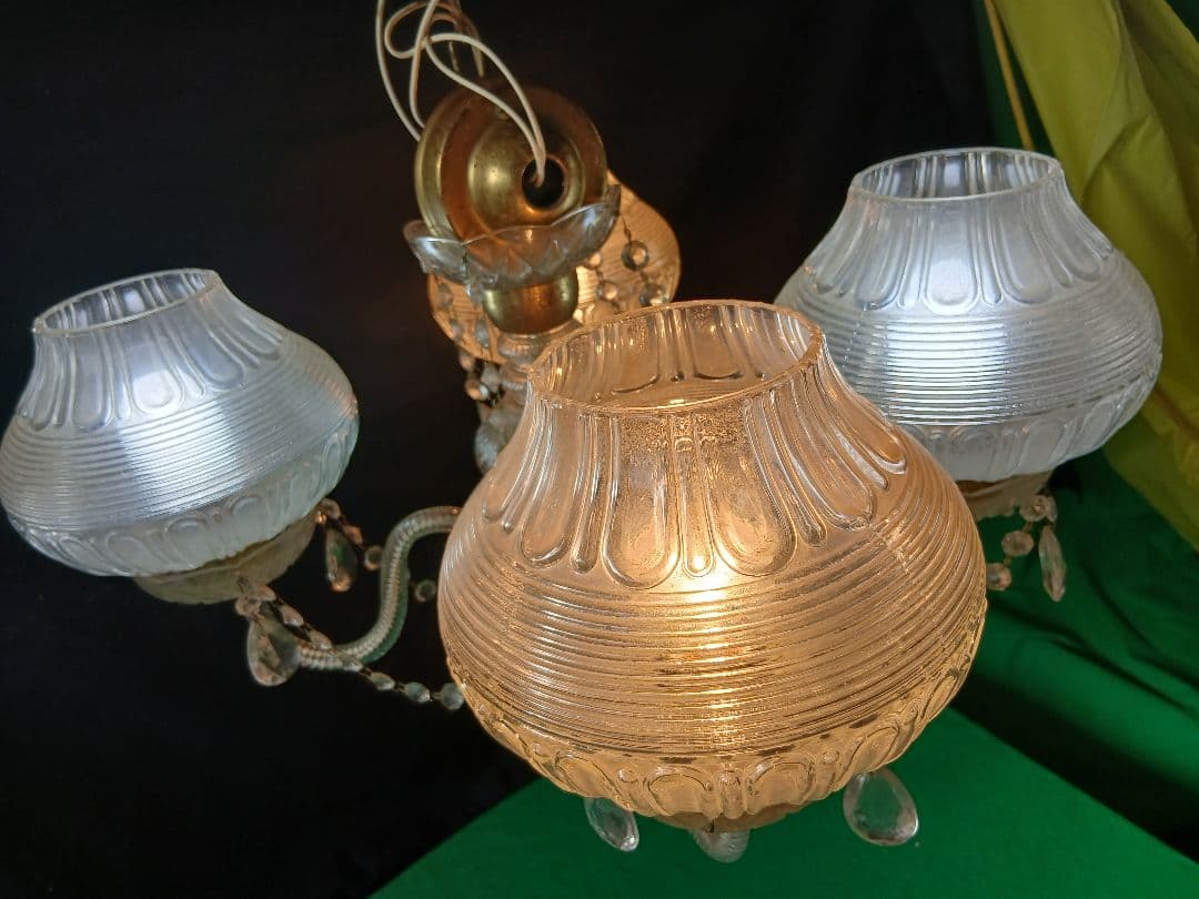 昭和レトロ&レア品　 シャンデリア 「ジャンク品」