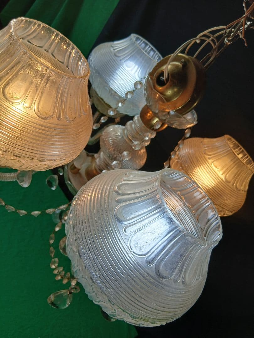 昭和レトロ&レア品　 シャンデリア 「ジャンク品」