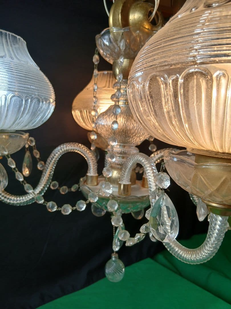 昭和レトロ&レア品　 シャンデリア 「ジャンク品」