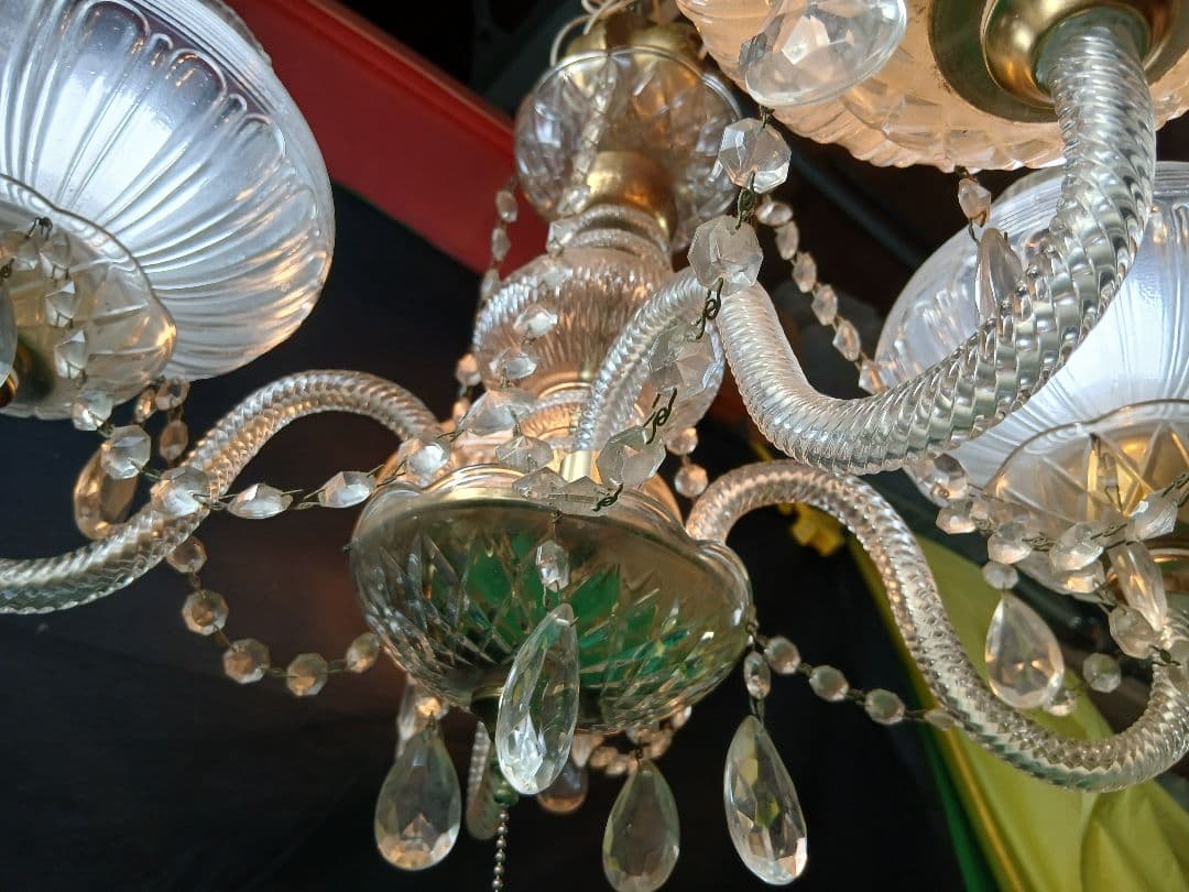 昭和レトロ&レア品　 シャンデリア 「ジャンク品」