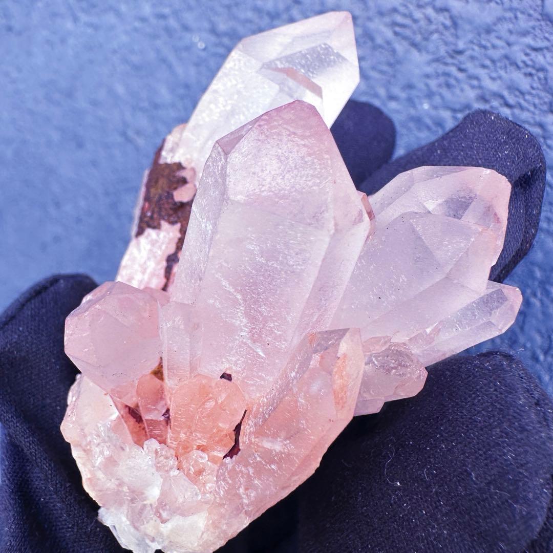 爆アレ❗️可愛いピンク♡超綺麗マダガスカル産パイナップルピンククラスターA1468