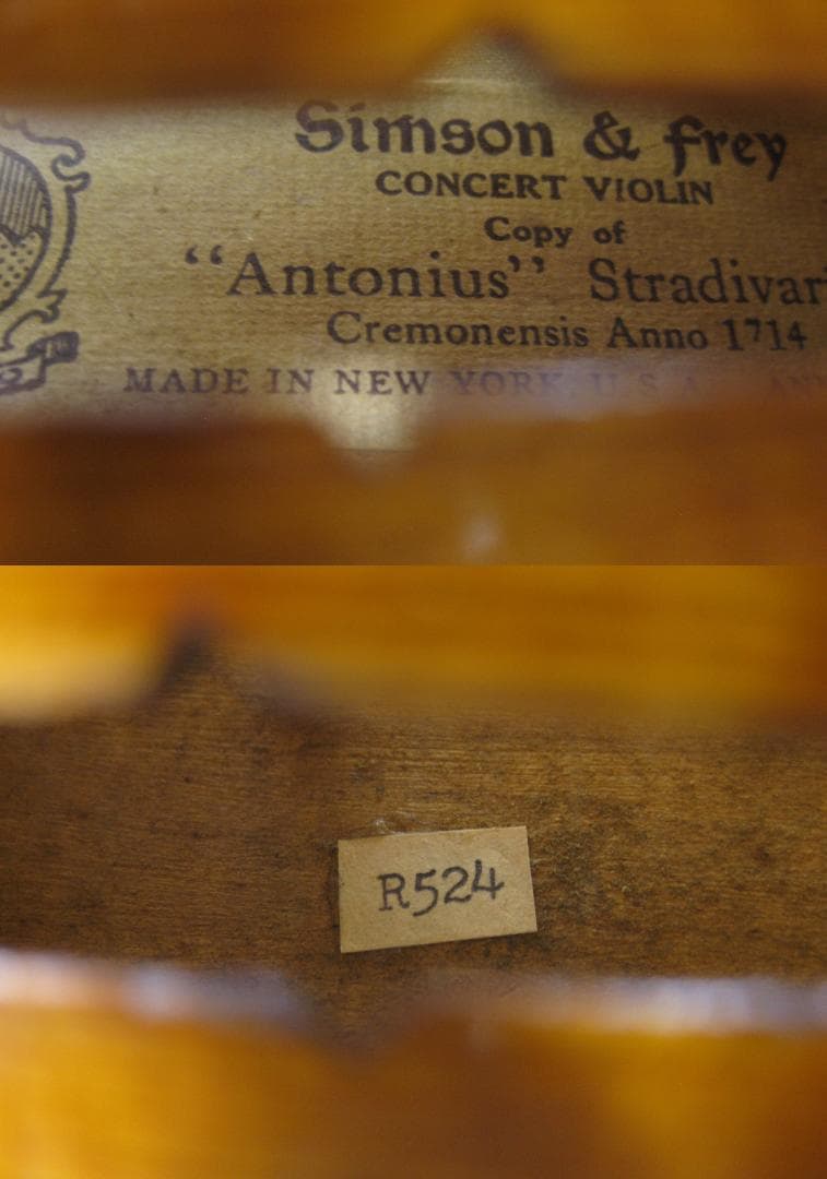 モダンドイツ】 Simson & Frey ca.1930 バイオリン 4/4 - メルカリ