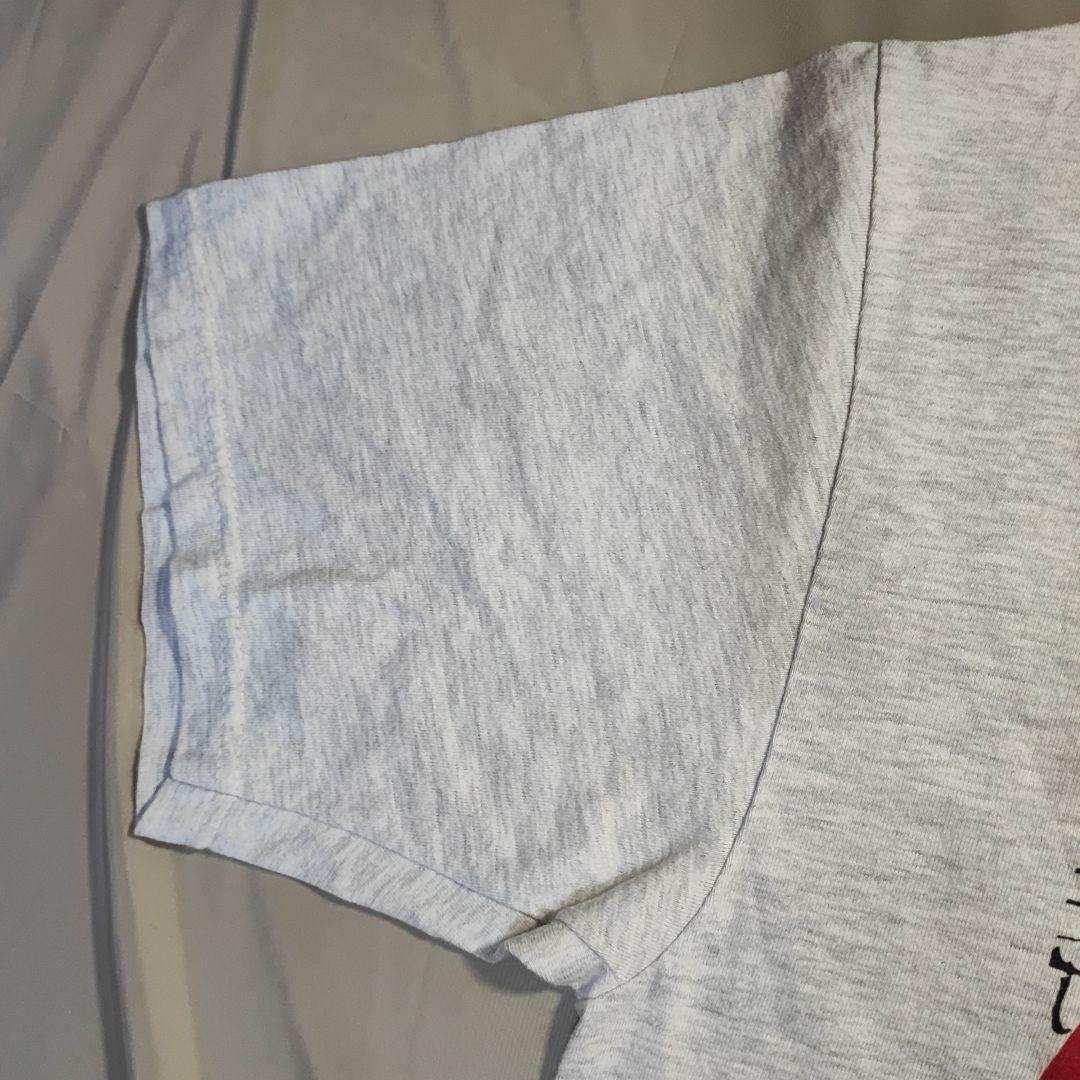 90年代 J.S.BACH バッハ Tシャツ ヘインズ　両面プリント グレー