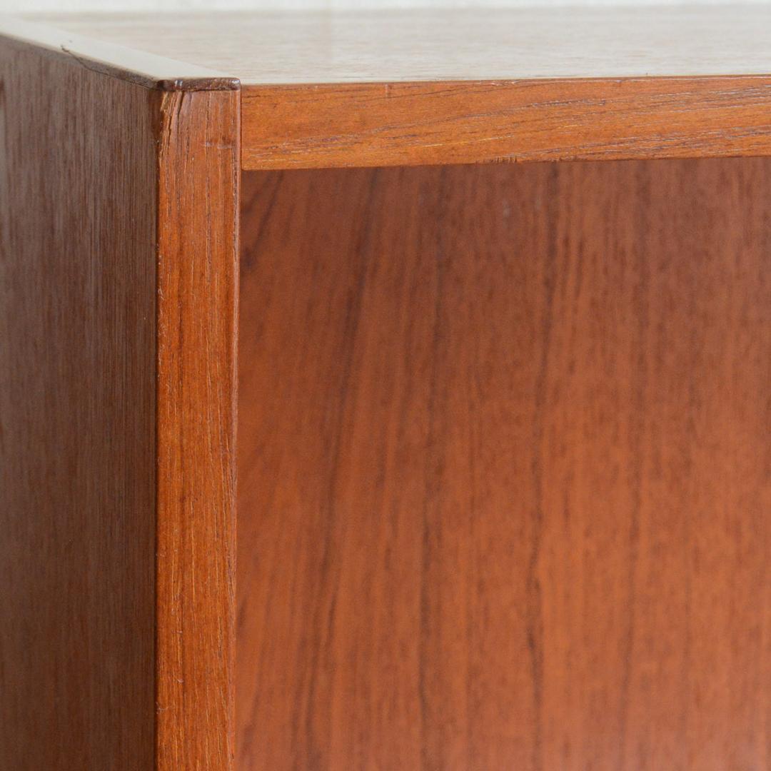 デンマーク 北欧ヴィンテージ 2段 ブックシェルフ オープンシェルフ 北欧家具