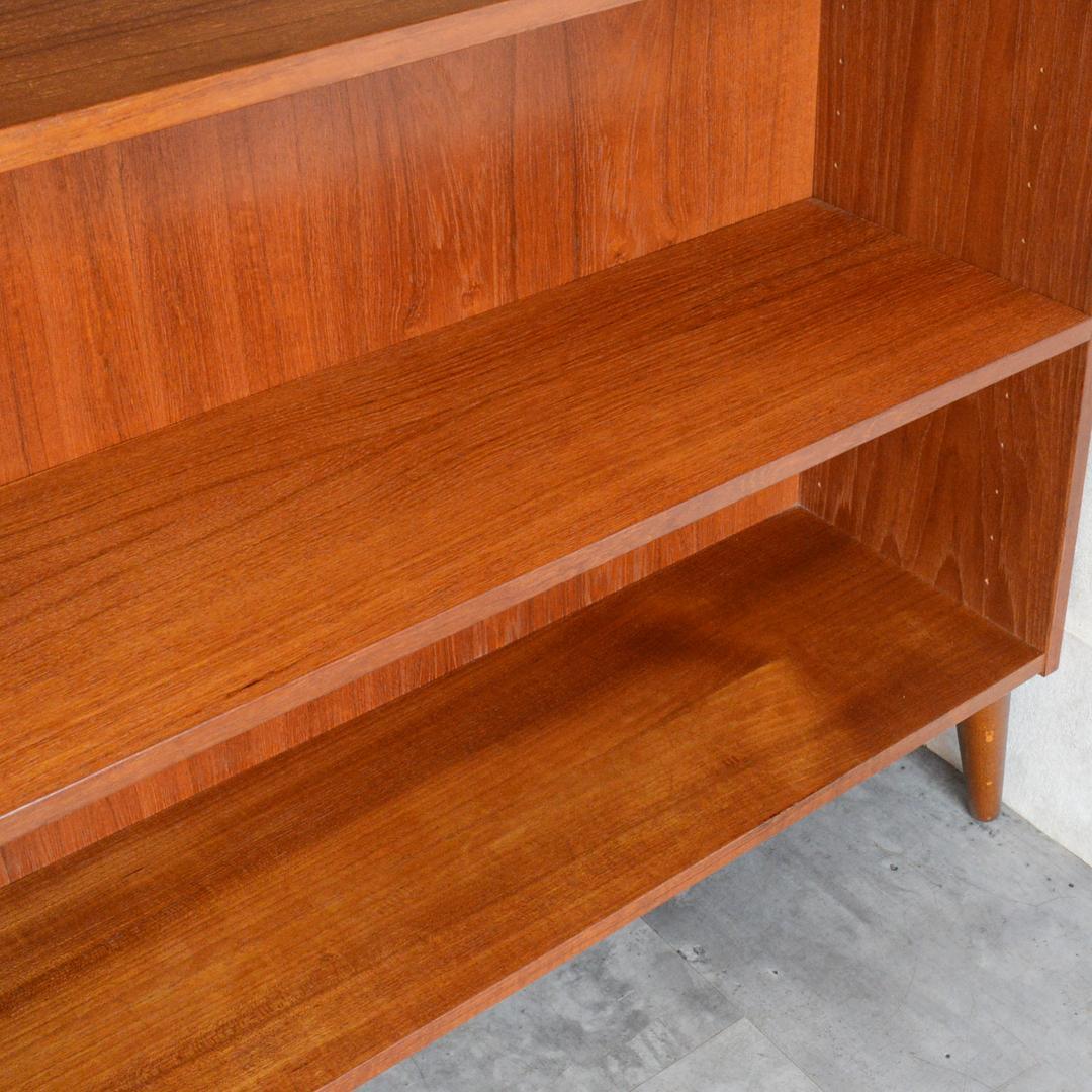 デンマーク 北欧ヴィンテージ 2段 ブックシェルフ オープンシェルフ 北欧家具