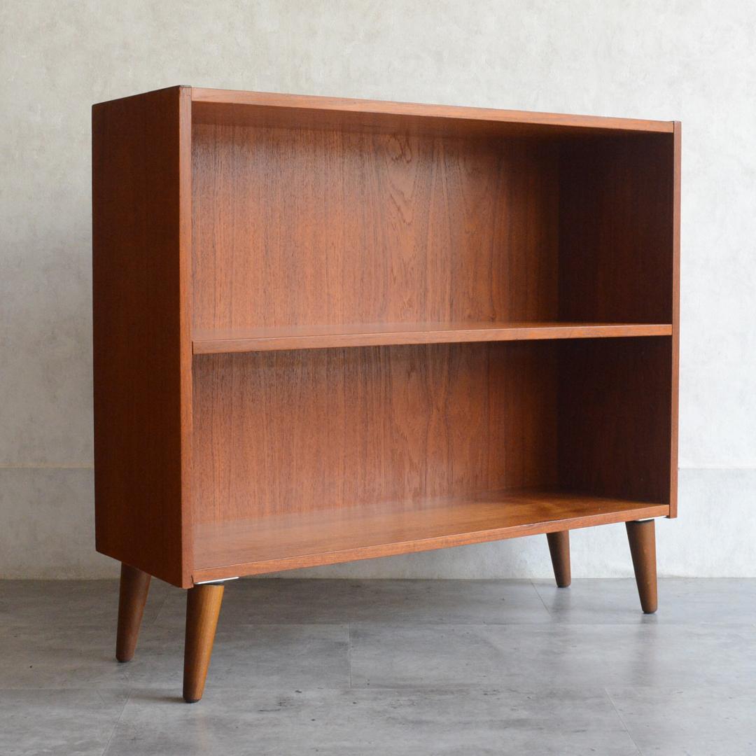 デンマーク 北欧ヴィンテージ 2段 ブックシェルフ オープンシェルフ 北欧家具
