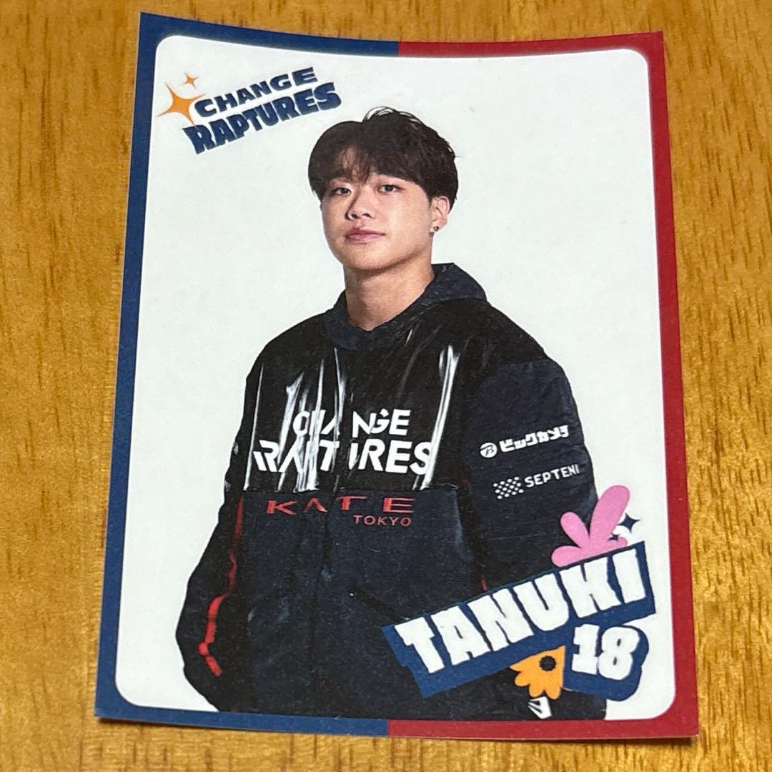 Dリーグ トレカ ステッカー TANUKI CHANCERAPTURES - メルカリ