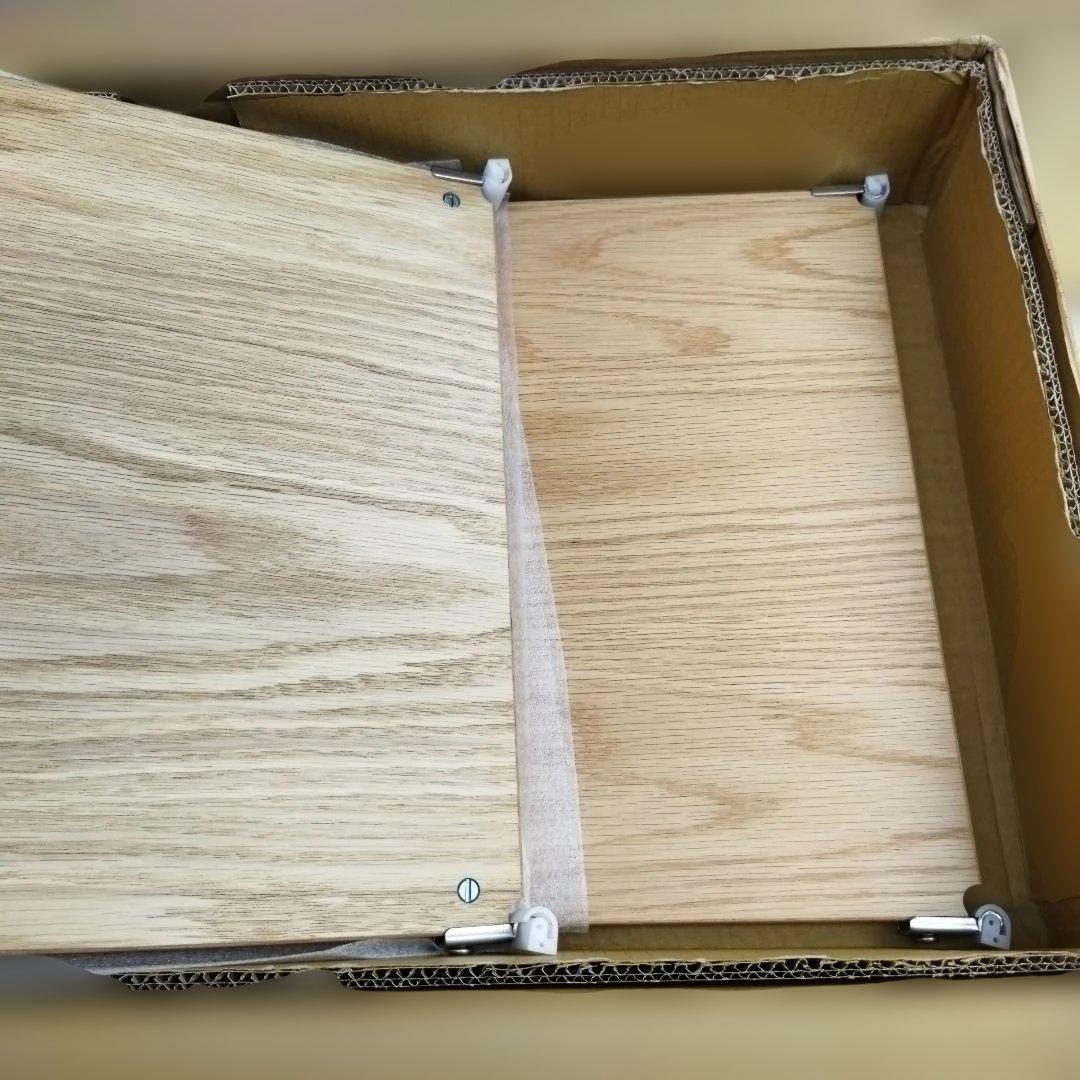 MUJI 無印良品 ステンレスユニットシェルフ・オーク材棚