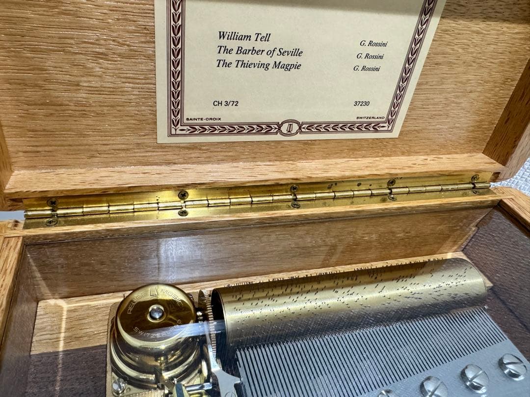 リュージュ 72弁ロッシーニ ウィリアムテル セビリアの理髪師 泥棒かささぎ