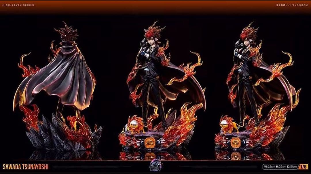 家庭教師ヒットマンREBORN 沢田綱吉 ガレージキット フィギュア1/6