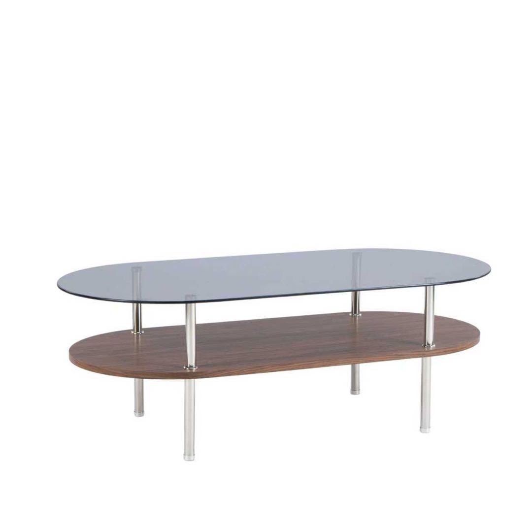 【新品】組立簡単 二段収納付きガラステーブル 強化ガラス スチール脚