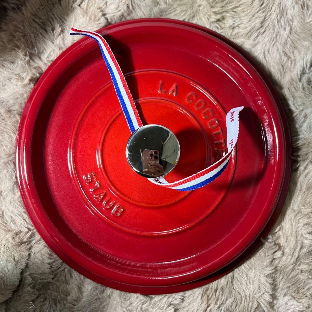 staub ストウブ ピコ ココット ラウンド チェリー 22cm 鍋 IH対応