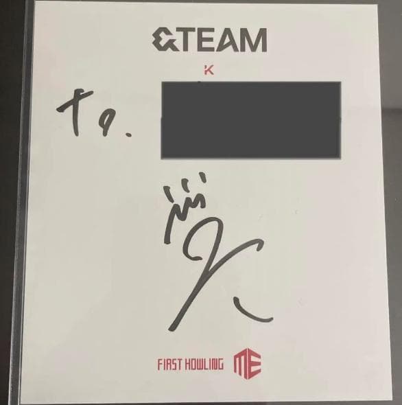&TEAM K ケイ 直筆 サイン オフライン サイン会 - メルカリ