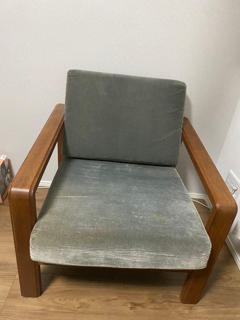 1人掛けソファ 木製フレーム