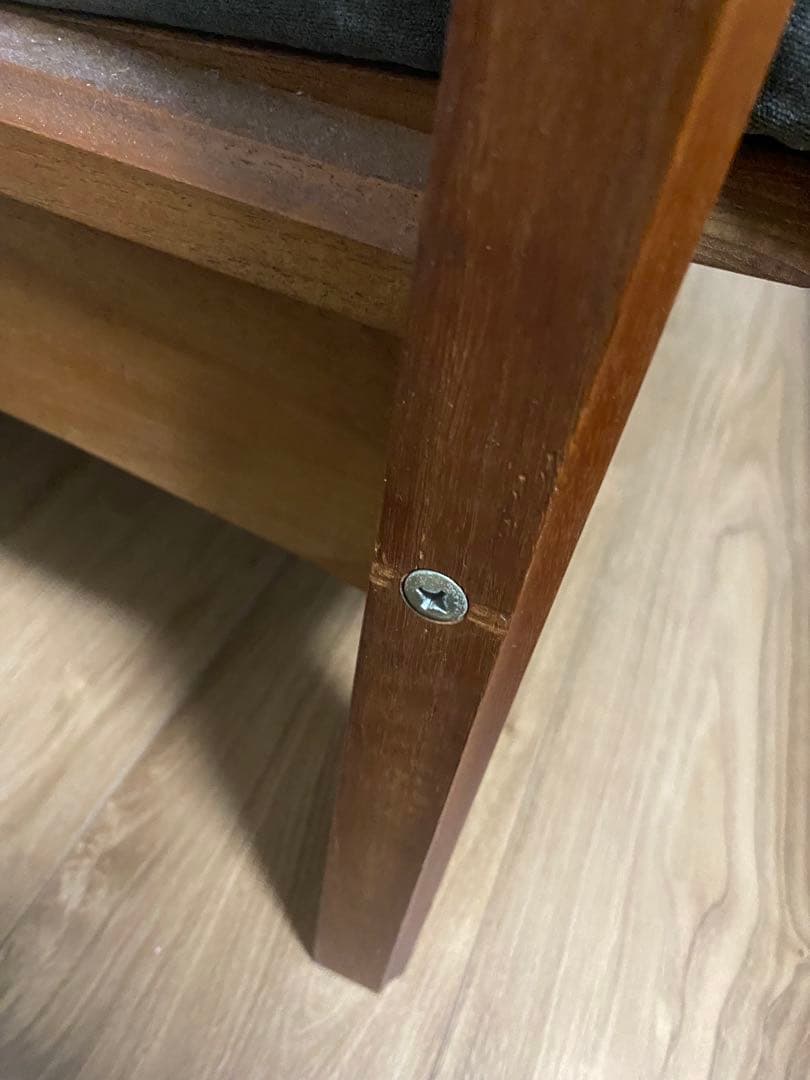 1人掛けソファ 木製フレーム