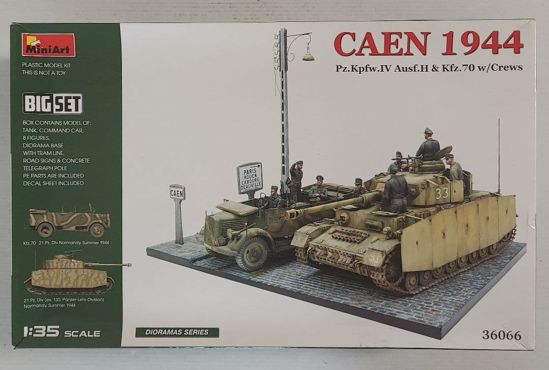 未組立) MiniArt CAEN 1/35 1944 IV号戦車 36066 - メルカリ