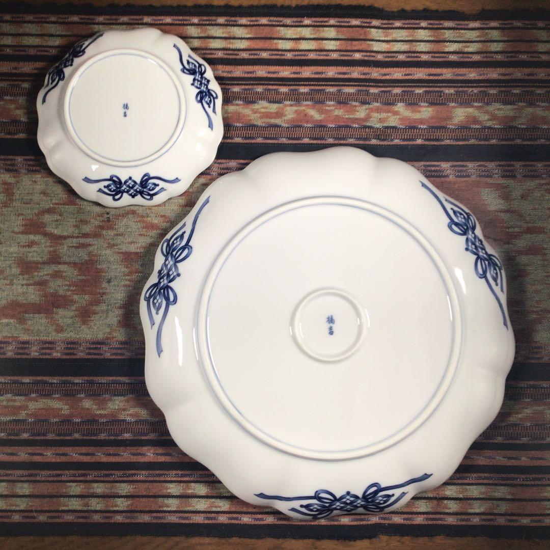 『プレうー特価』　たち吉　『捻祥瑞』　取皿　5枚　大皿