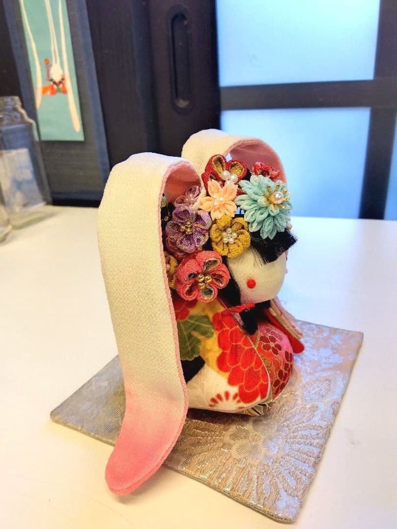 辻村ジュサブロー　花うさぎ