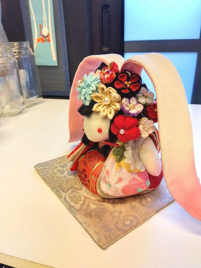 辻村ジュサブロー　花うさぎ