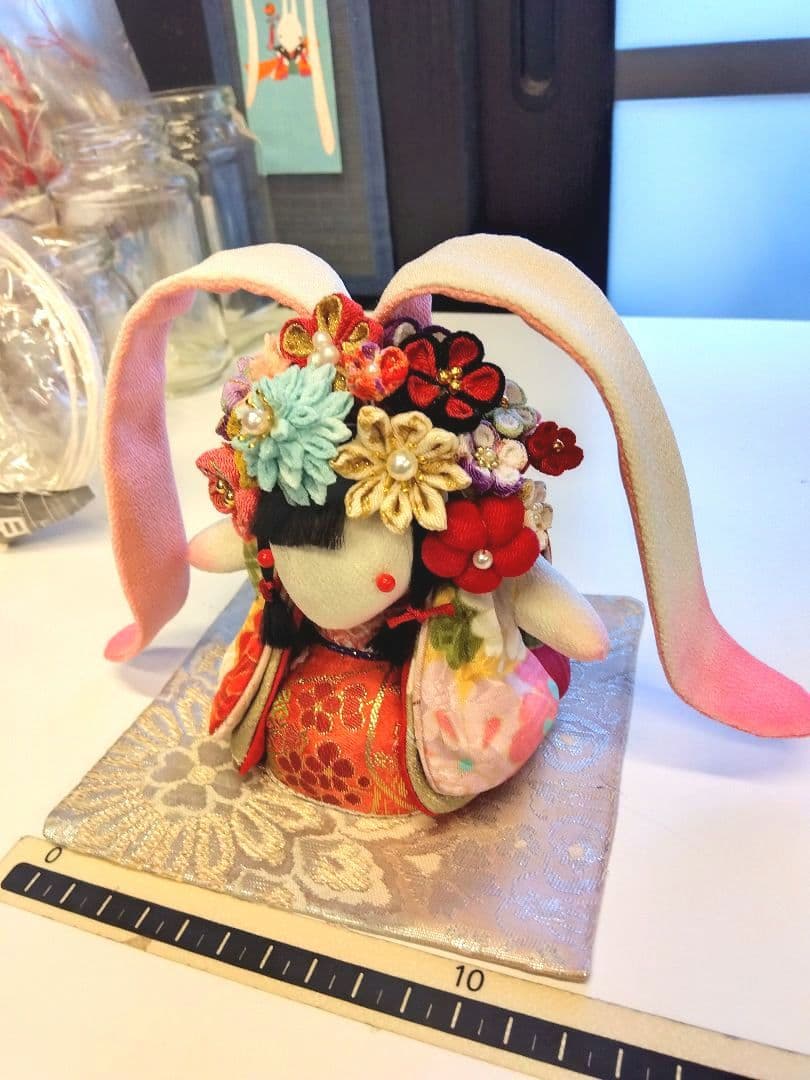 辻村ジュサブロー　花うさぎ