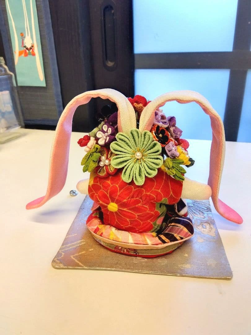 辻村ジュサブロー　花うさぎ