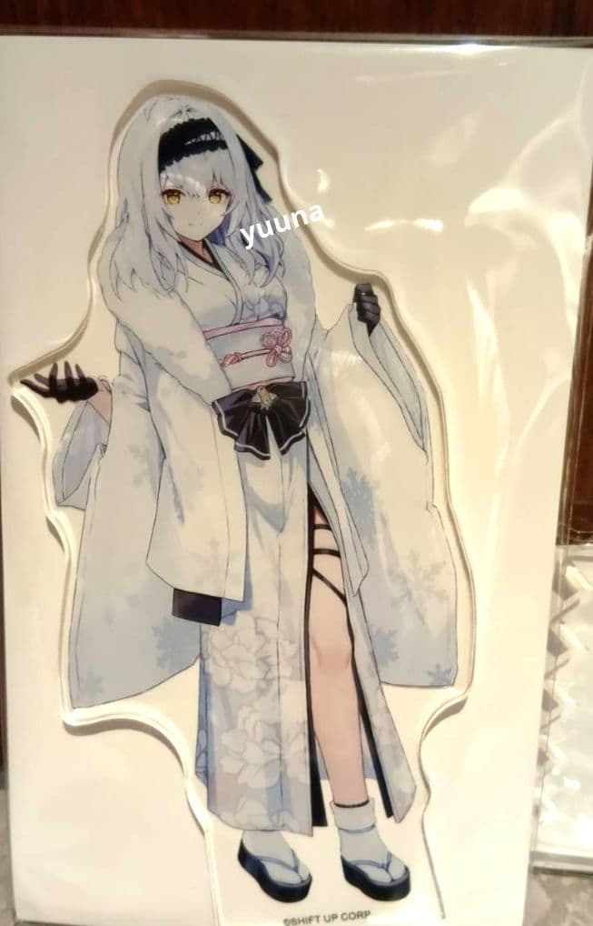 勝利の女神NIKKE ニケ 春探しの旅 スノーホワイト アクスタ 缶バッジ