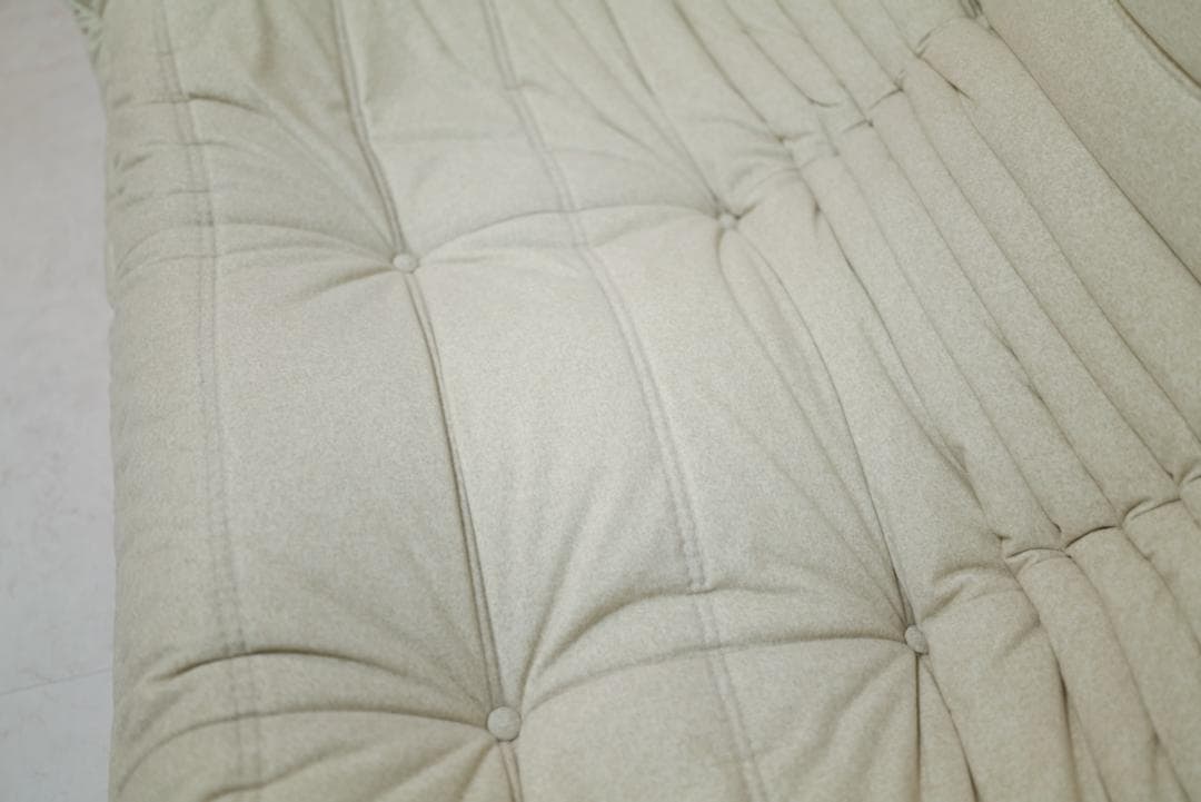 セット販売① 美品 ロゼトーゴ 2Pソファ パフ付 50周年限定 DENDEN