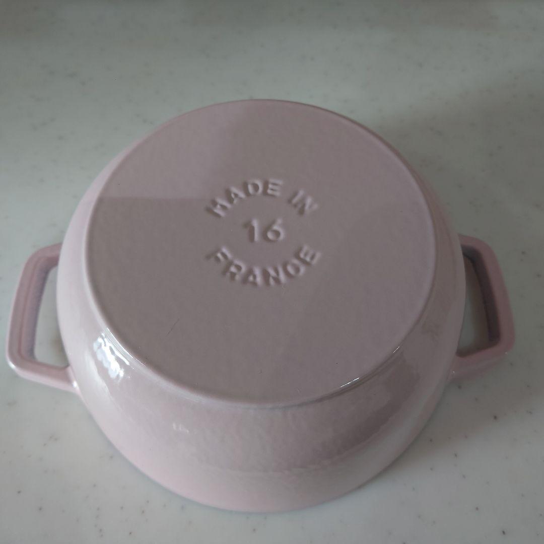 【新品未使用】STAUB ストウブ　Wa-NABE Sマーガレット　ソルベローズ