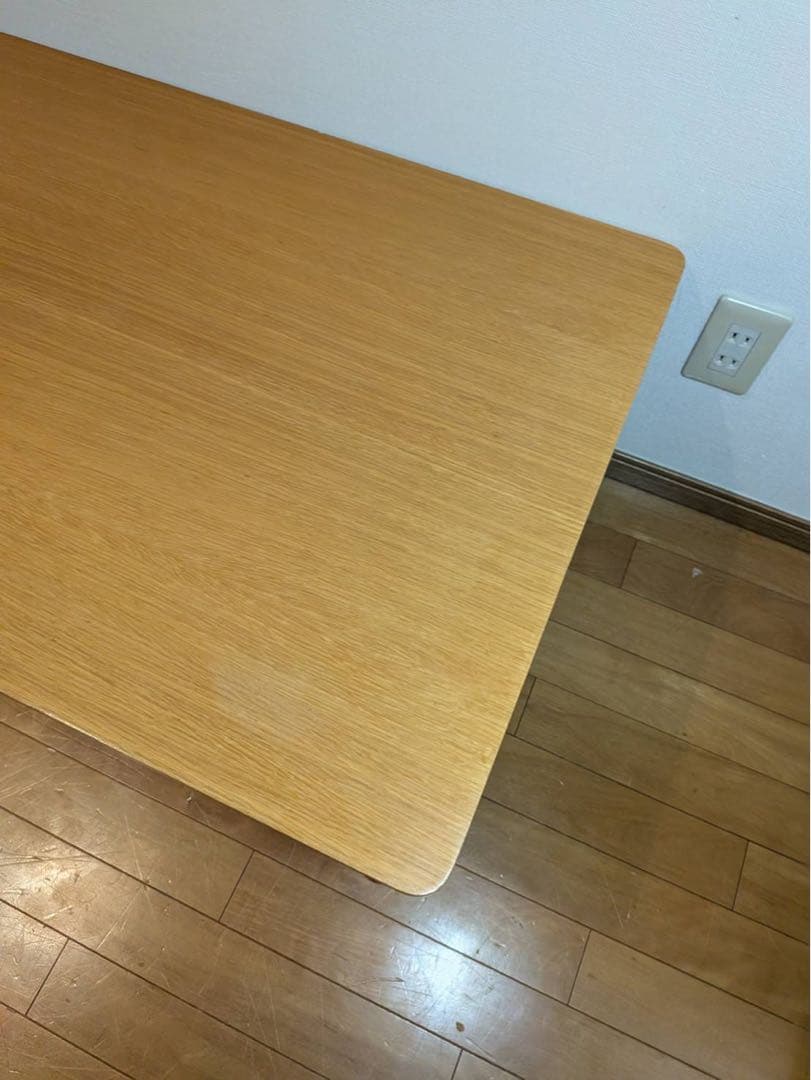 ■送料込■無印良品 MUJI ローテーブル オーク材 木製家具 デスク 120
