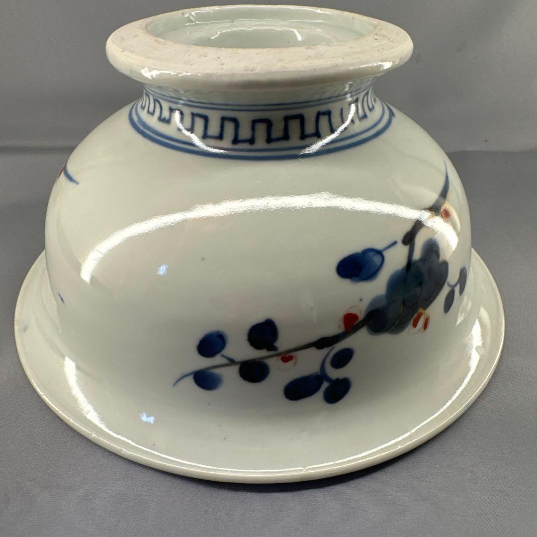 高台丼・古伊万里・麒麟図・松と梅