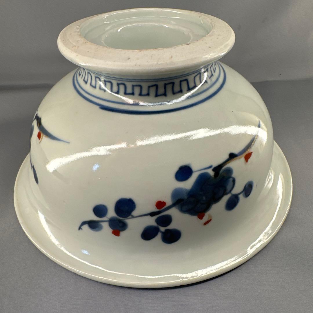 高台丼・古伊万里・麒麟図・松と梅