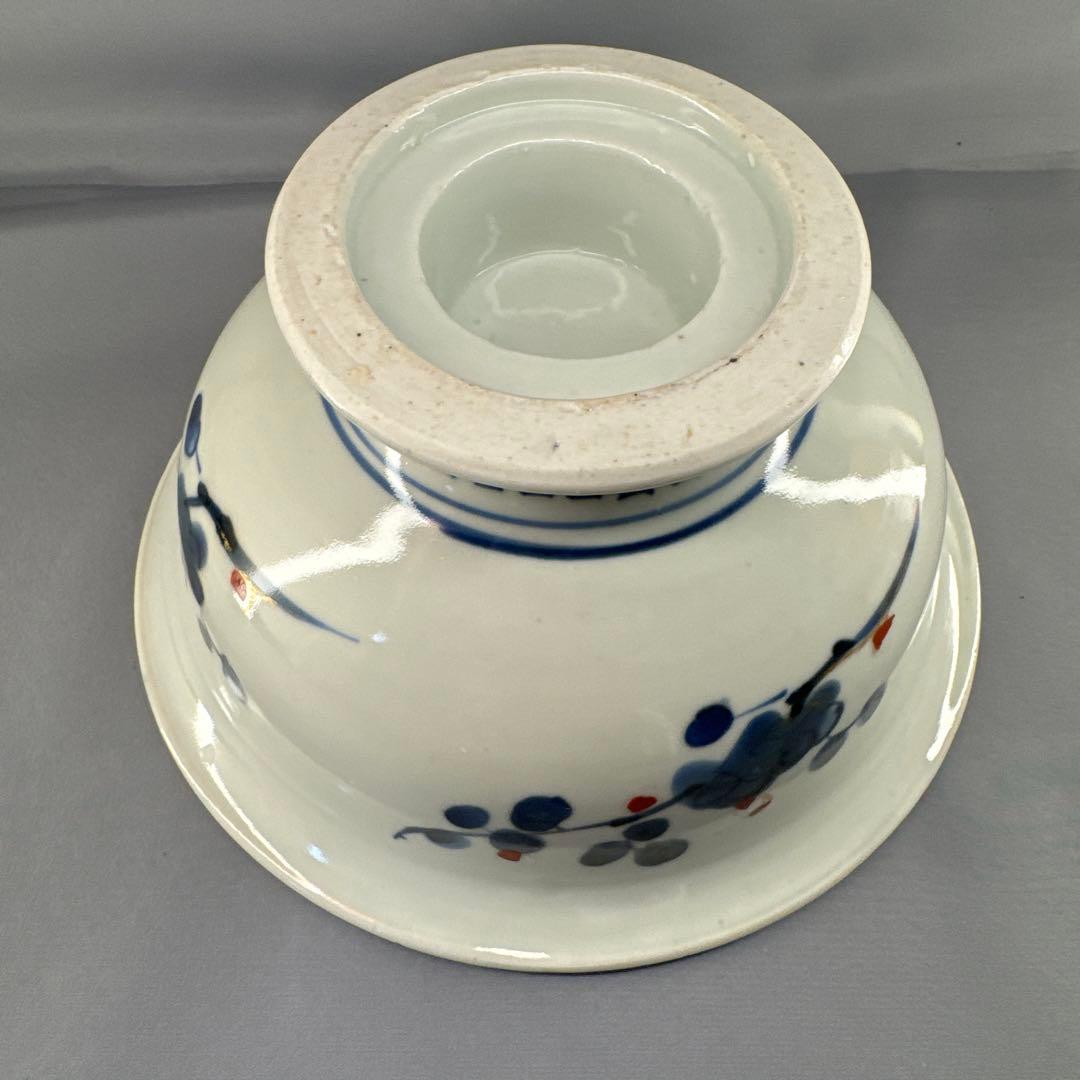 高台丼・古伊万里・麒麟図・松と梅