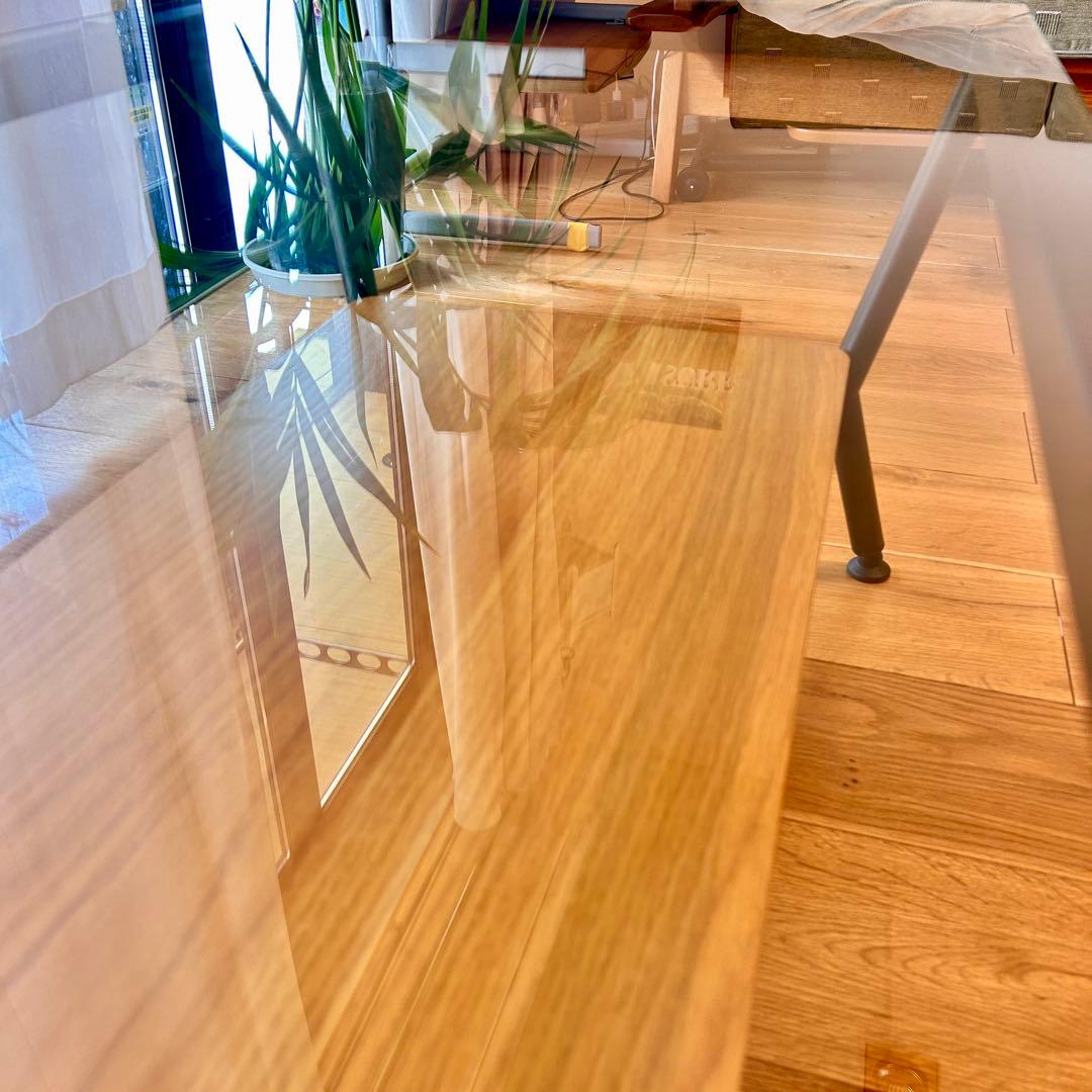 美品 フランフラン　コーヒーテーブル　ガラステーブル