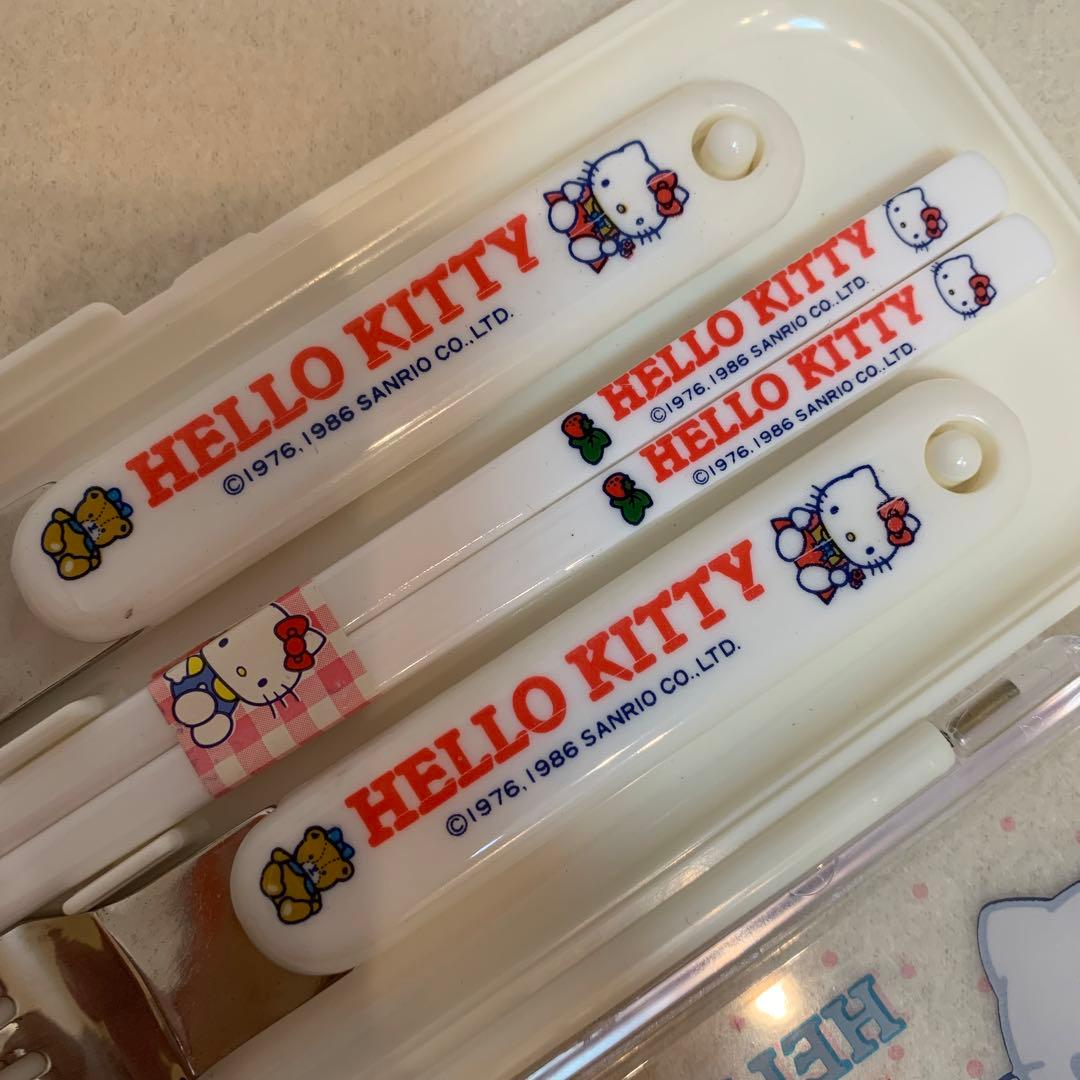 サンリオ レトロ♡キティちゃん おはし スプーン フォーク3点セット