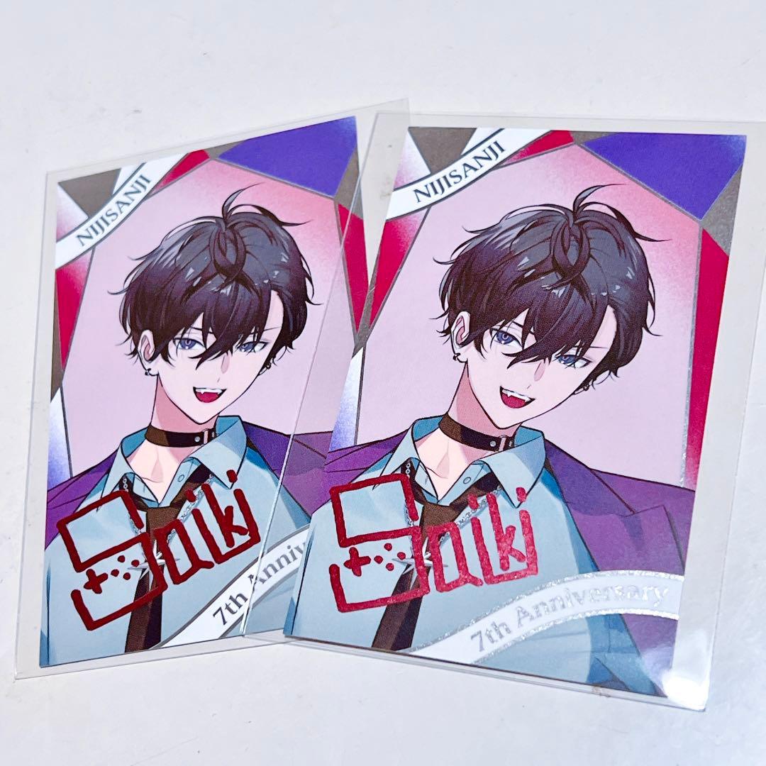 佐伯イッテツ にじさんじ 7周年7th Anniversary チェキ 箔押し - メルカリ