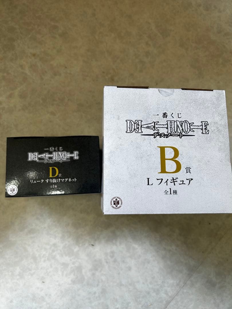 一番くじ DEATH NOTE B賞 L フィギュア D賞 リューク マグネット