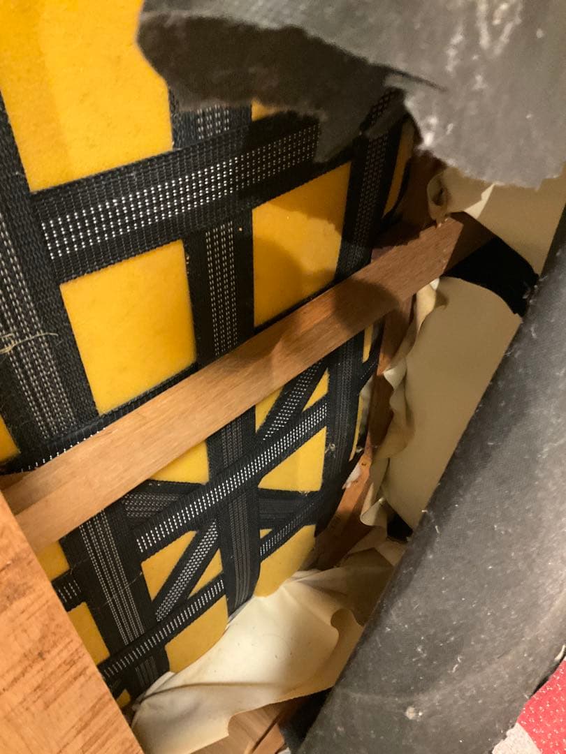 フランスベッド/ソファ/３人掛け/アイボリー/革張り/直接引取可