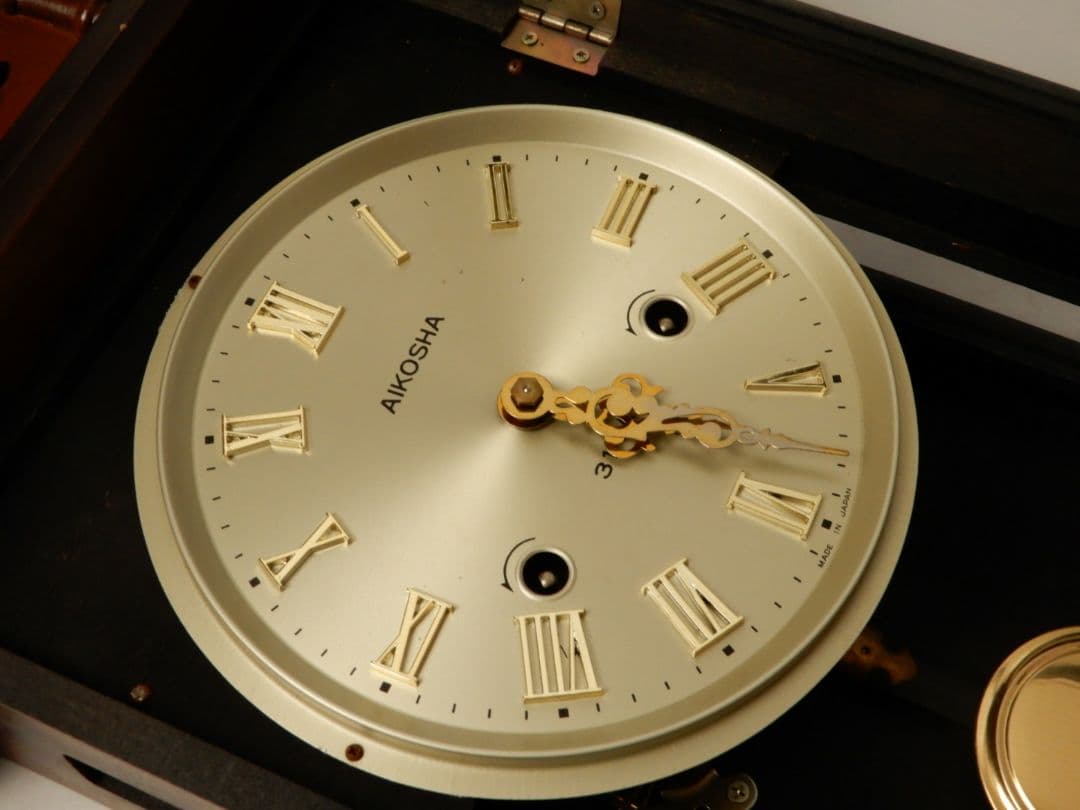 【入手困難 未使用品】アイコウシャ ゼンマイ式振り子時計