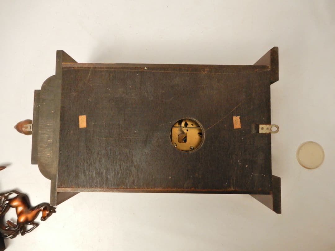 【入手困難 未使用品】アイコウシャ ゼンマイ式振り子時計