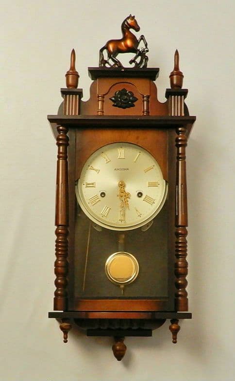 【入手困難 未使用品】アイコウシャ ゼンマイ式振り子時計