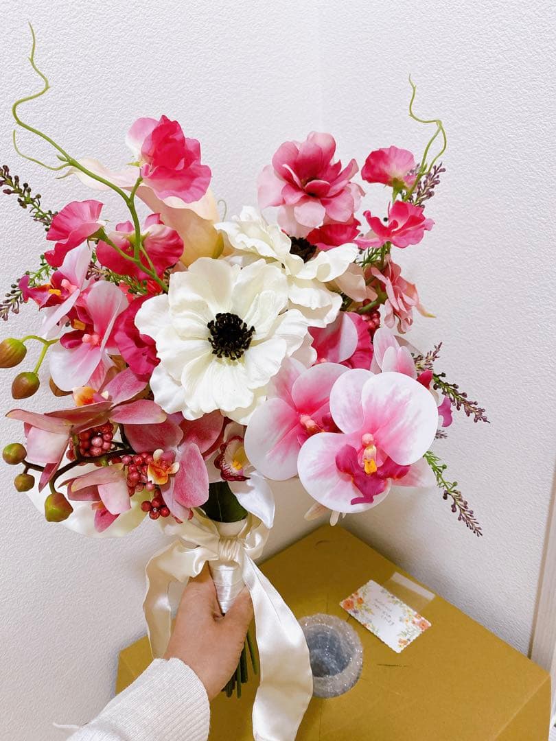 ウエディングブーケ♡アーティシャルフラワー