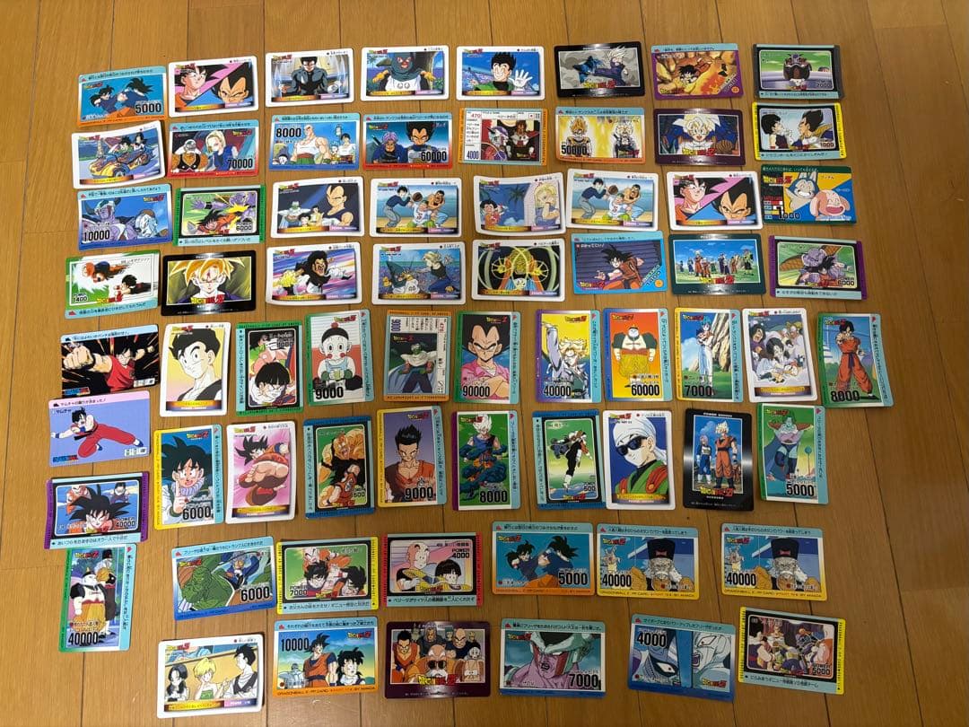 【当時物】 ドラゴンボールZカードダス キラ40枚 合計107枚セット