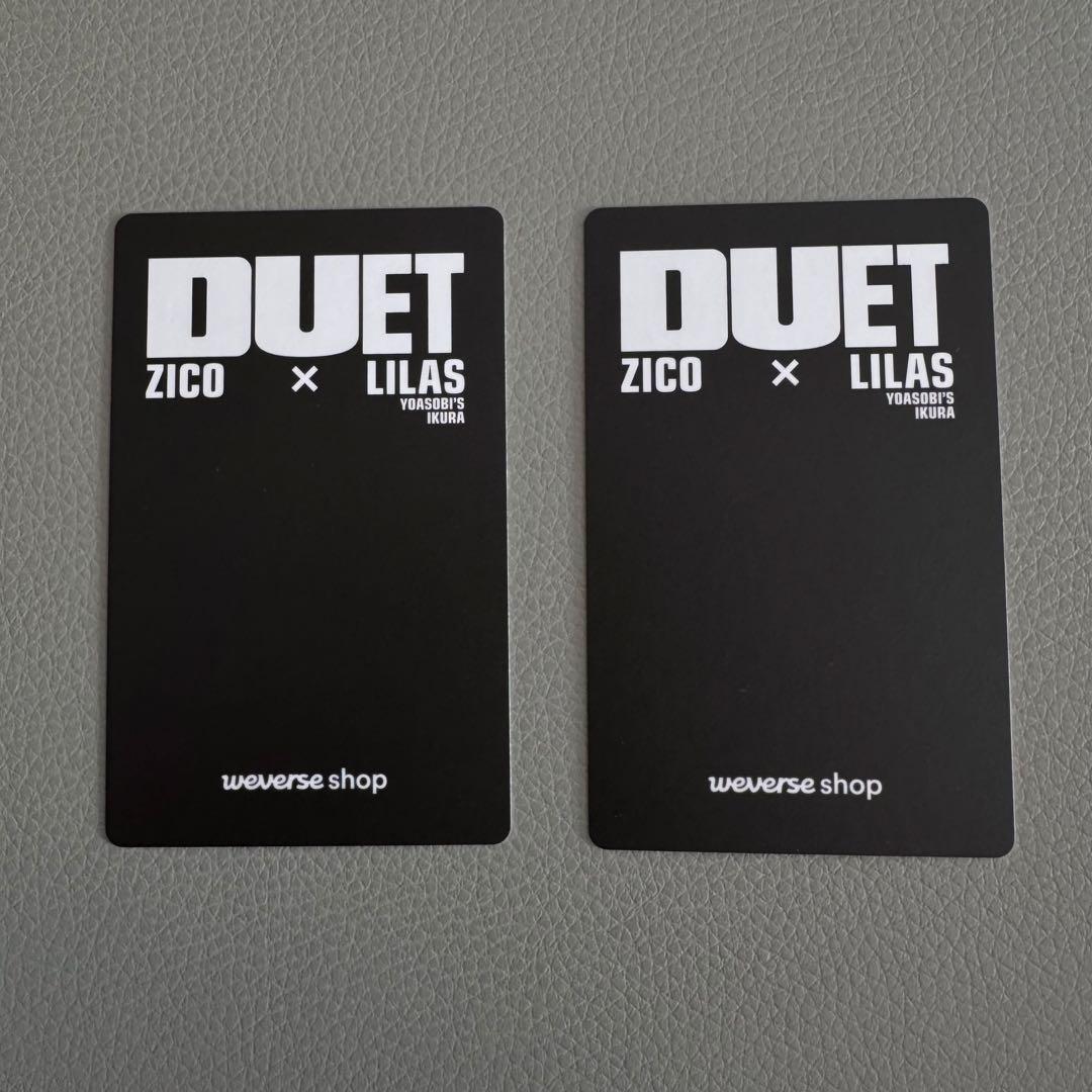 最終 ZICO DUET 初回特典トレカ2枚セット - メルカリ