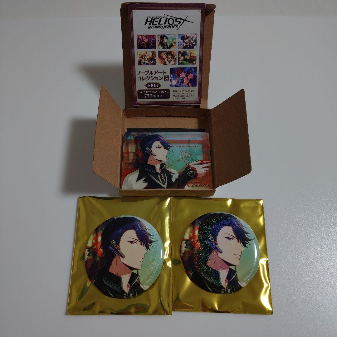 エリオスライジングヒーローズ 缶バッジ ノーブルアート ブラッド