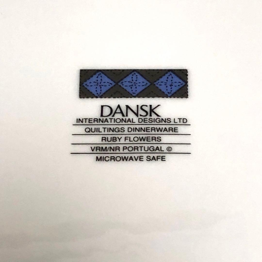 ダンスクの「ルビーフラワーズ」ディナープレート2枚セット - メルカリ