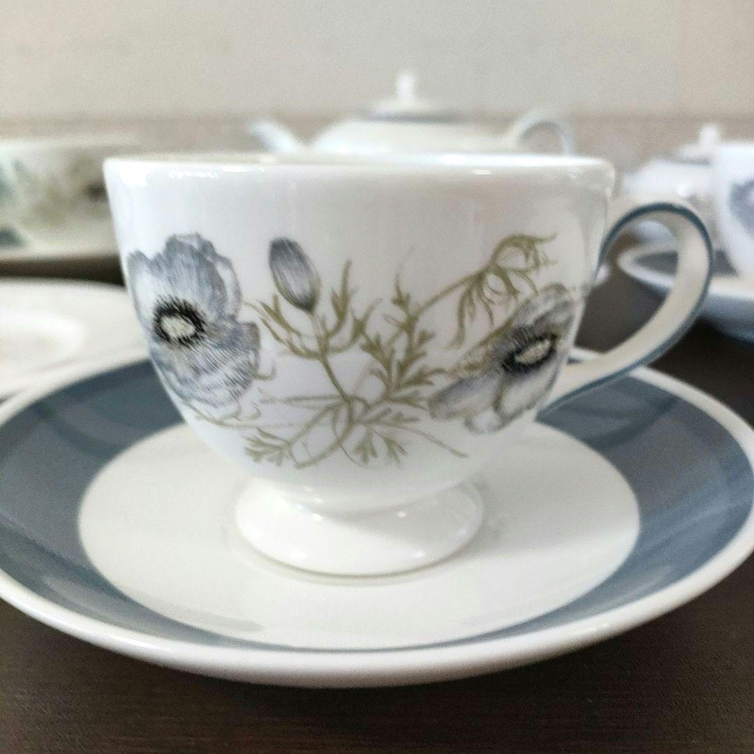 WEDGWOOD】廃盤・希少・スージークーパー グレンミスト ティーセット